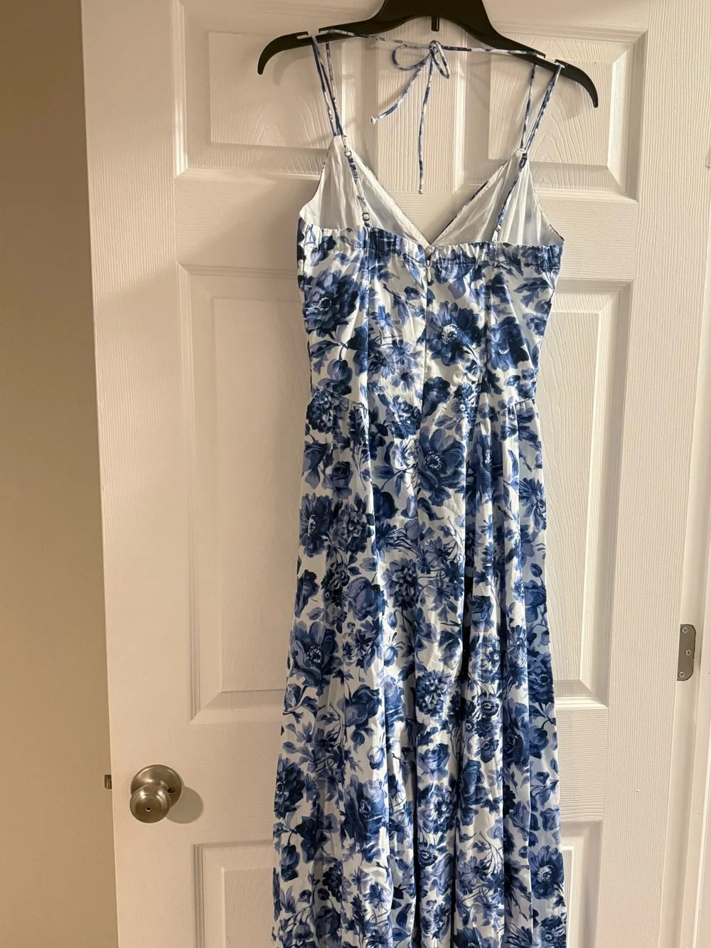 Abercrombie & Fitch Strappy Plunge Corset Maxi Dress Viral TikTok Style
